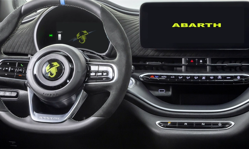 Abarth 500e electric sports car