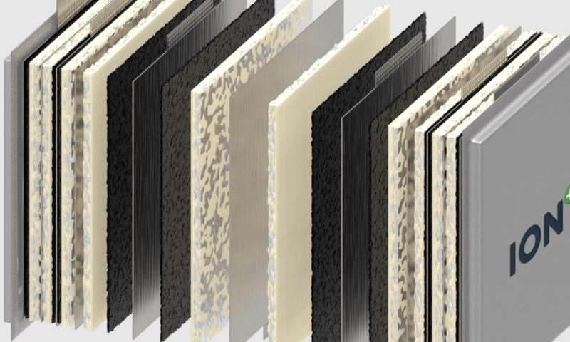 Compressionless solid state battery