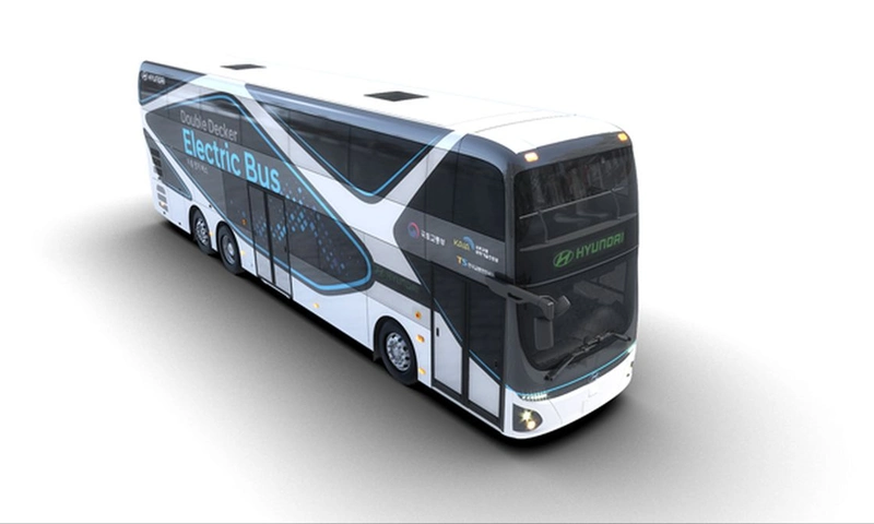 Hyundai Motor's double-decker electric bus