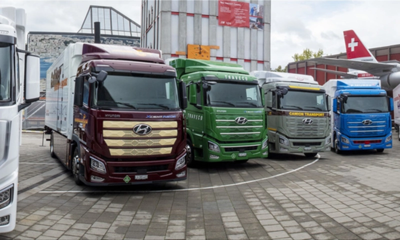 Hyundai Xcient Fuel Cell trucks