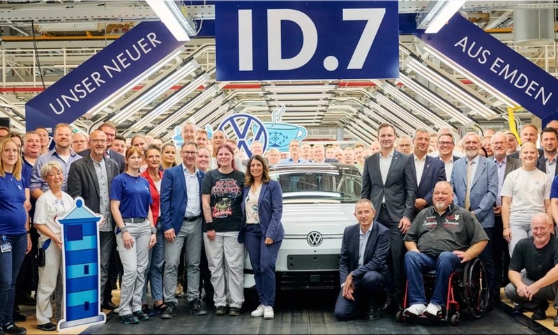 ID.7 electric sedan