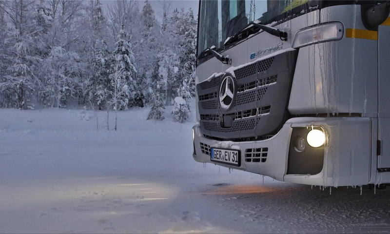 Mercedes-Benz eEconic at the Arctic Circle