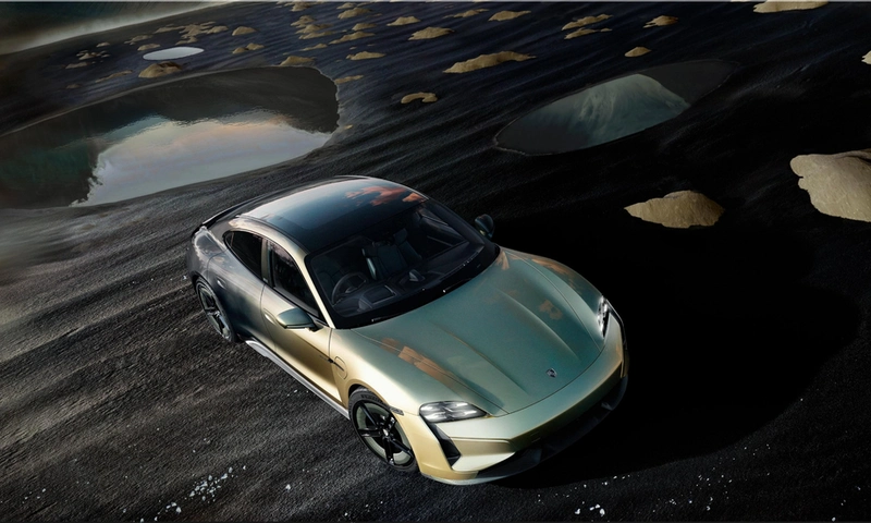 Porsche Taycan Turbo S Celestial Jade