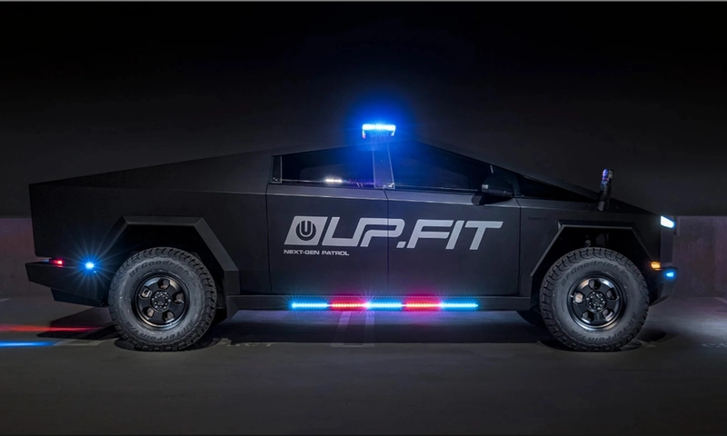 Tesla Cybertruck Patrol vehicle