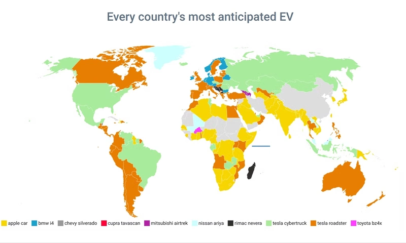 The most popular electric cars of the moment