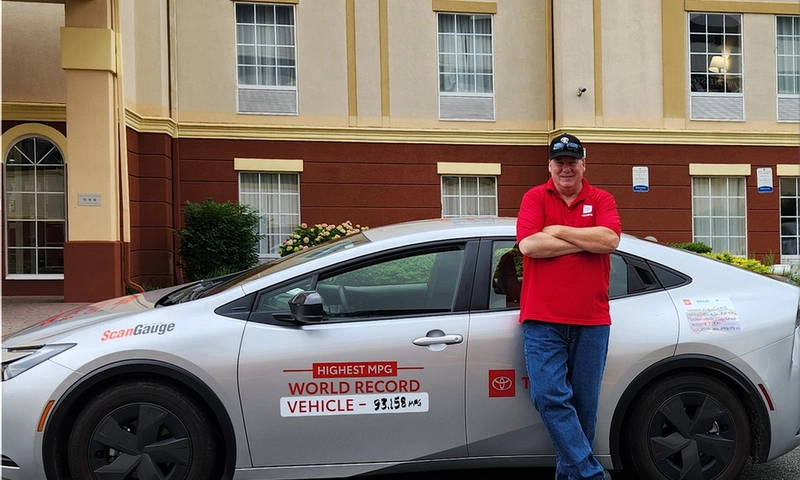 Toyota Prius Breaks Guinness World Record