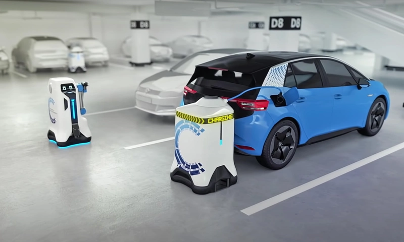 charging robot for electric vehicles