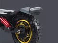 The 1000W BEZIOR S1 - folding electric scooter with saddle seat