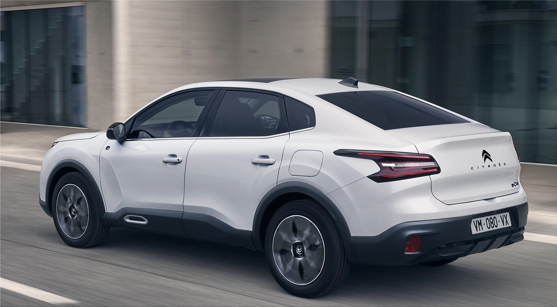 2023 Citroen e-C4 X is a stylish hatchback with the versatility of an SUV