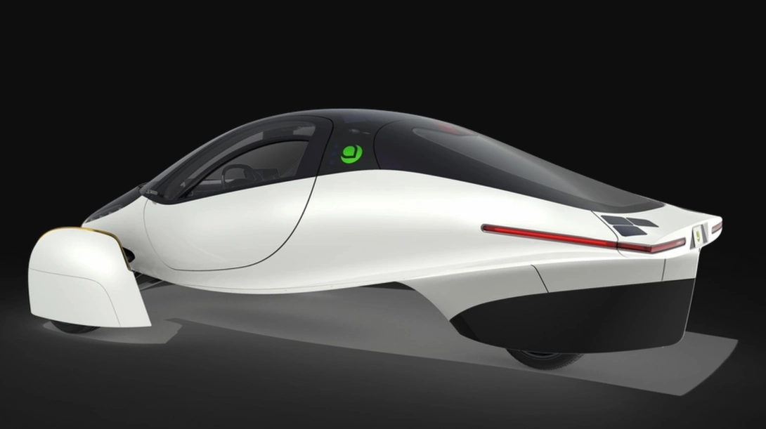 Aptera is a three-wheeled electric car and a range up to 1,600km