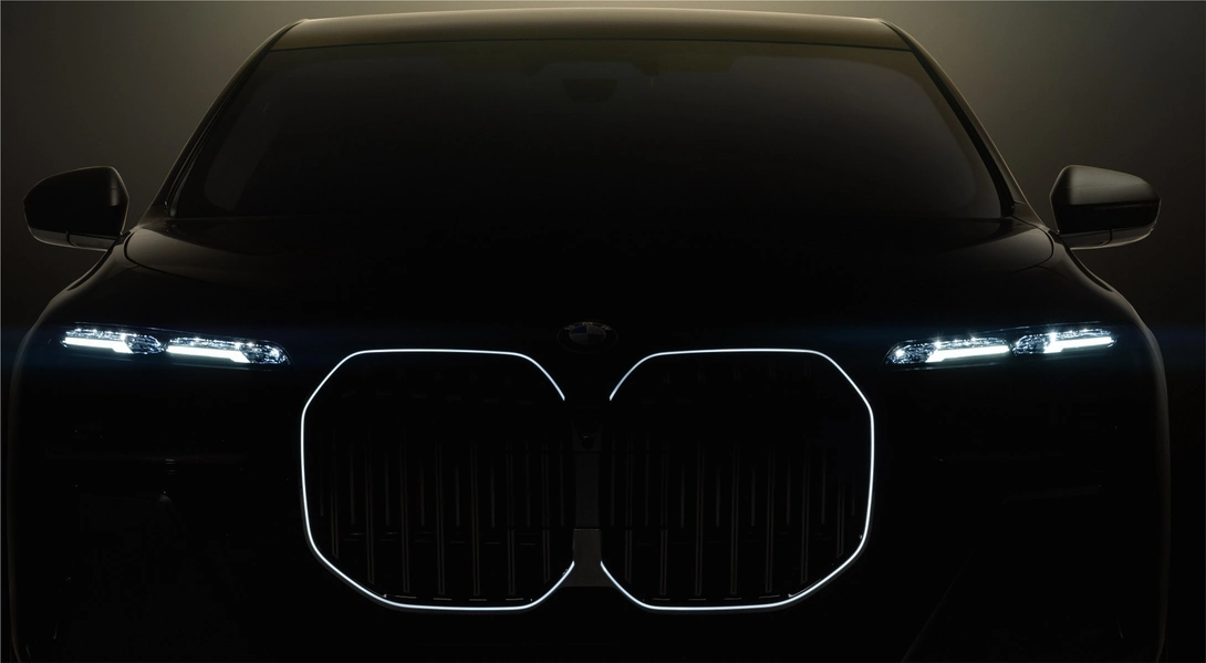 BMW i7 electric luxury sedan