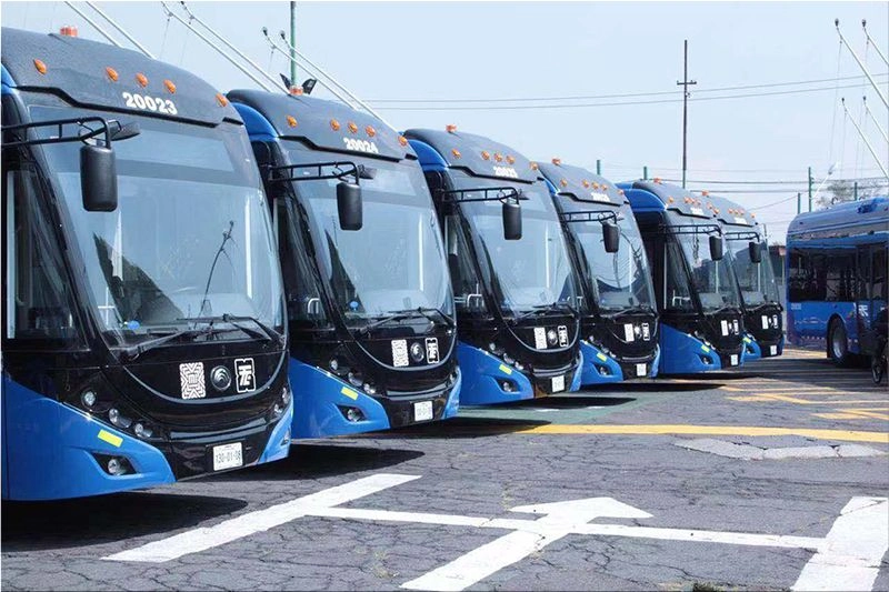 Battery-powered trolleybuses