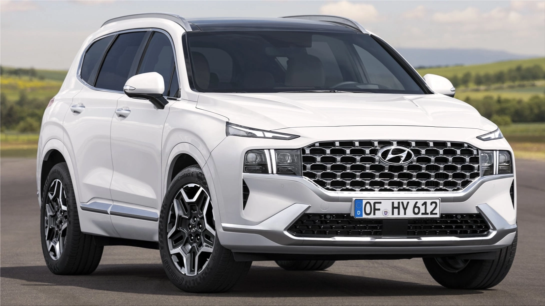 Hyundai Santa Fe hybrid car