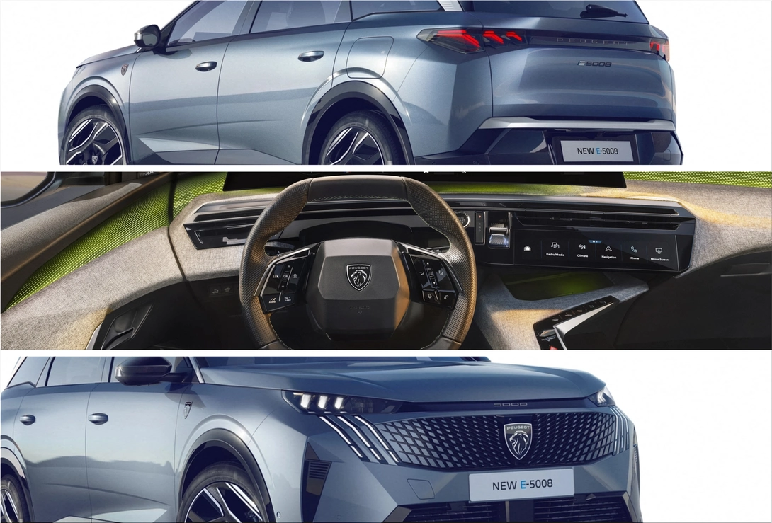 All-New Peugeot e-5008 Unveiled: Best-in-Class Range Meets 7-Seater Versatility