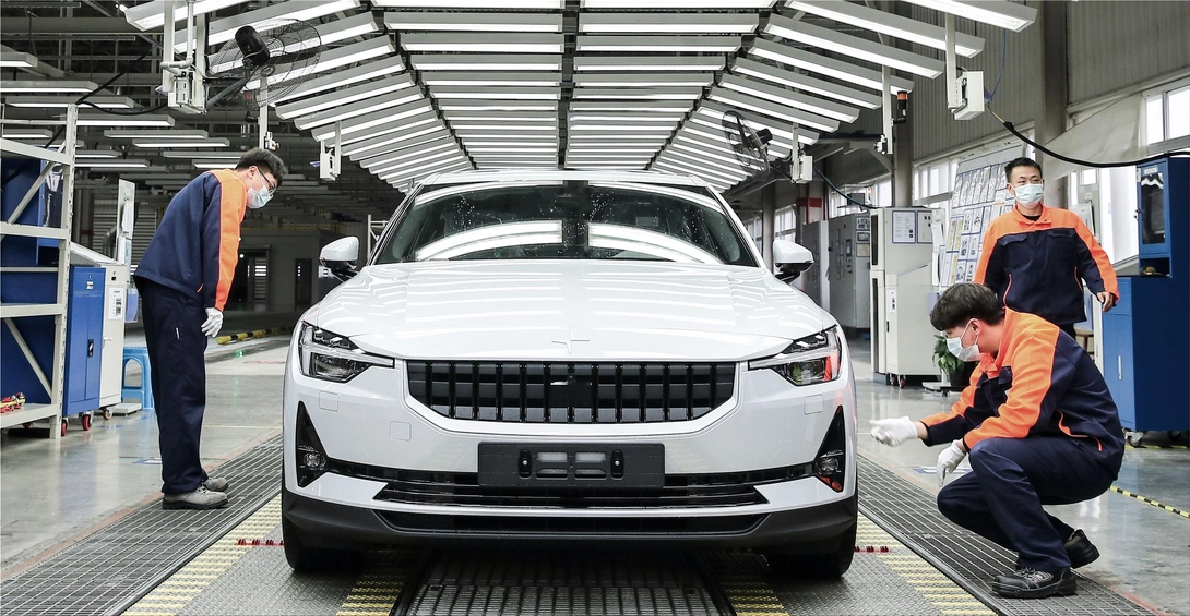 Polestar 2 production began in Luqiao, China