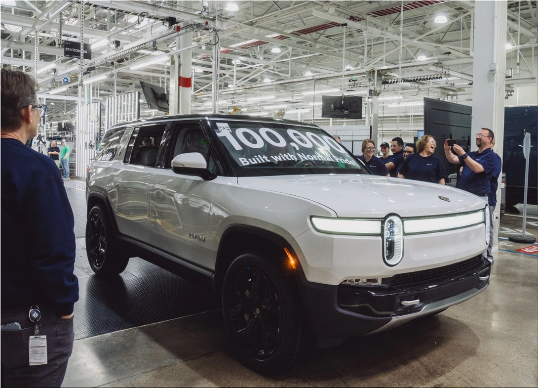 Rivian Surpasses Production Goals, R2 Reservations Smash Records