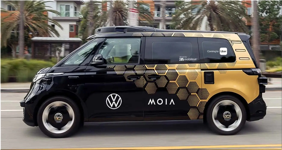Volkswagen ID. Buzz Robotaxi Starts LA Testing With Uber