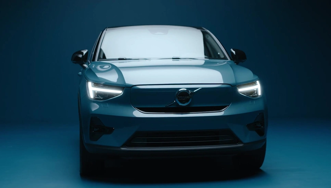 The Volvo C40 Recharge with 300 kW