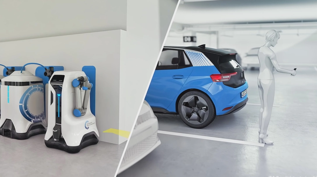 charging robot for electric vehicles