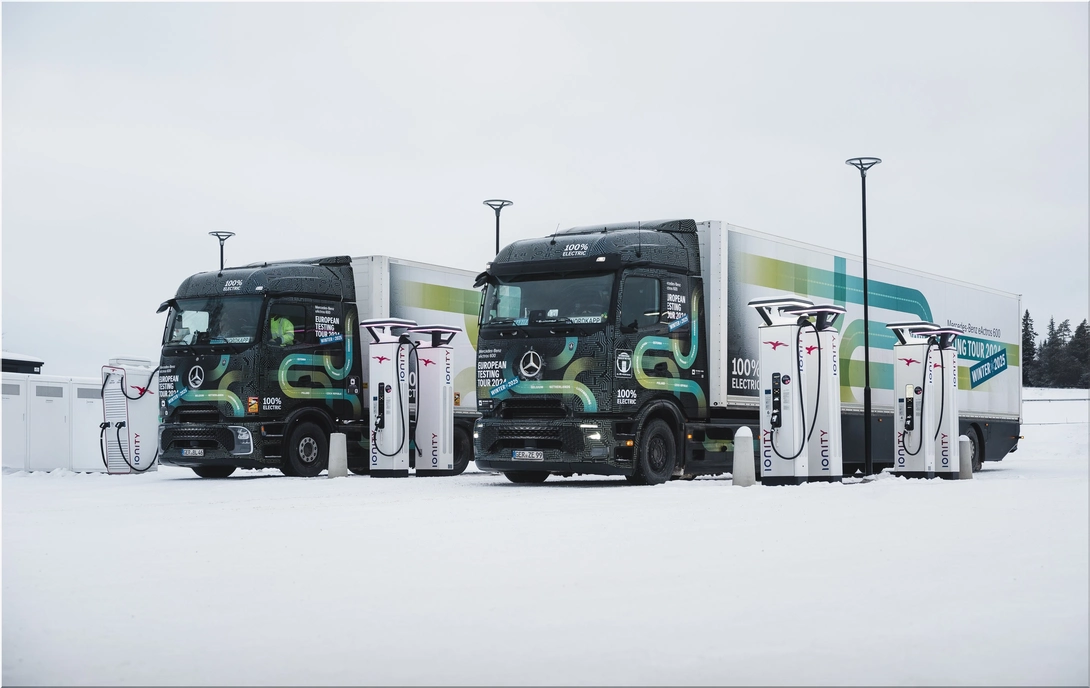 eActros 600 electric truck